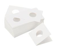 PATIKIL 2x2" Cardboard Coins Holders, 450 Pcs Coin Flips Cardboard Coin Holder Flips for 20.5 mm The Coin Collection Supplies Holder Storage, White