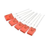 PATIKIL 2x5x7mm x LED Light Lamp Bulb, 150Pcs Rectangular Bright Lighting Emitting Diode for Electronic Component Indicator, Red