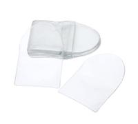 PATIKIL 3.2" x 3.2" Coin Sleeves Holders, 100 Pack Pocket Coin Flip Single Coin Protector Pouch for Coins Jewelry Small Items, Clear