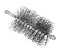 Patikil 3.2in OD Chimney Brush - 1pc Round Sweep Poly Steel Wire Chimney Cleaning Brush M12 Threaded for Fireplace Flue Pipe Rust Rod, 80mm