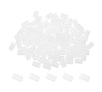 PATIKIL 3.2mm ID x 5mm OD x 8mm L Round Spacers Washers, 100 Pack Nylon Standoff Gaskets for M3 Hardware Screws Bolts for 3D Printer Electrical Outlet, White