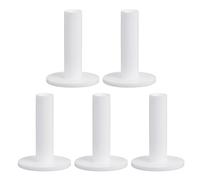 PATIKIL 3.3 Inch Rubber Golf Tees, 5 Pack Tall Practice Training Driving Range Tees Stable Ball Holder for Outdoor Indoor Hitting Mat, White