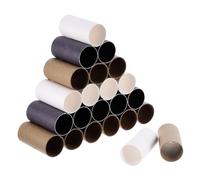 PATIKIL 3.35 Inch Cardboard Tubes, 100 Pcs Toilet Paper Rolls for Crafts TP Tubes Empty Paper Towel Rolls Sturdy 1.5 inch Diameter Thick Bulk for Art Classroom Painting, Black White Brown