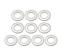 PATIKIL 3/4" ID x 1-1/2" OD Stainless Steel Flat Washers, 10 Pcs Round Metal Washer Small Spacer for Screws Bolts Nuts Assortment