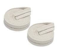 PATIKIL 3/4" Wide 6 Feet 100% Cotton Flat Wick, 2 Rolls Oil Lamp Wicks with Black Stitch for Kerosene Lamp Lantern Oil Burner