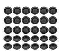 PATIKIL 3/5" Drill Hole 1/2" ID Rubber Grommets for Wiring, 50PCS Single Sided Hole Plugs Round Wire Grommet Ring Gasket for Metal Electric Box Firewall Cable Wire Protecting