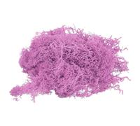 PATIKIL 3.5 OZ Fake Moss, Preserved Reindeer Moss Artificial Moss Lichen Centerpieces Decor Faux Moss for Potted Plants Christmas Crafts, Rose Red