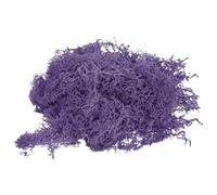 PATIKIL 3.5 OZ Fake Moss, Preserved Reindeer Moss Artificial Moss Lichen Centerpieces Decor Faux Moss for Potted Plants Christmas Craft, Purple