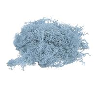 PATIKIL 3.5 OZ Fake Moss, Preserved Reindeer Moss Artificial Moss Lichen Centerpieces Decor Faux Moss for Potted Plants Christmas Craft, Light Blue