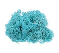 PATIKIL 3.5 OZ Fake Moss, Preserved Reindeer Moss Artificial Moss Lichen Centerpieces Decor Faux Moss for Potted Plants Christmas Crafts, Dark Blue