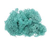 PATIKIL 3.5 OZ Fake Moss, Preserved Reindeer Moss Artificial Moss Lichen Centerpieces Decor Faux Moss for Potted Plants Christmas Craft, Cyan