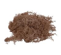 PATIKIL 3.5 OZ Fake Moss, Preserved Reindeer Moss Artificial Moss Lichen Centerpieces Decor Faux Moss for Potted Plants Christmas Craft, Coffee