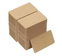 PATIKIL 3.5"x2" Blank Paper Business Cards, 600Pcs Small Blank Cards Cardstock Note Card Craft Paper Card for Name Game Memory Business, Brown