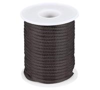 PATIKIL 3.5mm x 46feet Nylon String for Bracelets Braided Nylon Cord Nylon Thread for Wind Chime Beading Necklaces Blinds DIY Craft Jewelry Making, Coffee