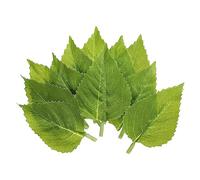 PATIKIL 3.5x2 Artificial Green Leaves, 30 Pcs Bulk Greenery Leaves Fake Sunflower Leaves Fake Leaves for Wedding Bouquets Wreaths Decor