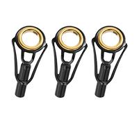 PATIKIL 3.6mm Tube Dia Fishing Rod Tips Repair Kit, 3pcs Stainless Steel Ring Guide for Saltwater Freshwater Fishing