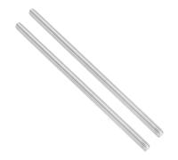 PATIKIL 3/8"-16 UNC 304 Stainless Steel Fully Threaded Rod, 2Pcs 7.9" Length Long Threaded Screw Right Hand Threads All Threaded Rod Studs for Anchoring Bolt, Clamps, Hangers and U-Bolts