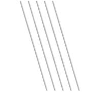 PATIKIL 3/8"-16 UNC 304 Stainless Steel Fully Threaded Rod, 5Pcs 15.7" Length Long Threaded Screw Right Hand Threads All Threaded Rod Studs for Anchoring Bolt, Clamps, Hangers and U-Bolts