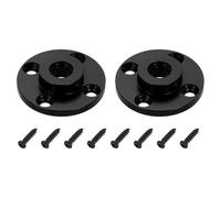PATIKIL 3/8" Thread Tripod Adapter Holder 20mm Dia, 2Pcs Aluminum Alloy Flange Wall Mount Tripod Mount Plate with Screws for Magic Arm Monitor Light Flash DSLR Camera
