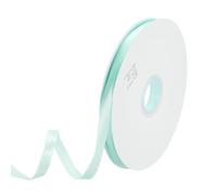 PATIKIL 3/8" x100Yard Polyester Satin Ribbon, Single Faced Grosgrain Ribbon Solid Fabric Ribbon for Crafts Wedding Party Gift Wrapping, Mint Green