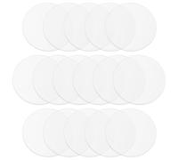 PATIKIL 3.9" Acrylic Circles, 16Pcs 0.12" Thickness Round Acrylic Sheets Acrylic Circle Blanks Cake Disc Panel for Sign DIY Craft Project, Paintings, Picture Frame, Table Top, Clear