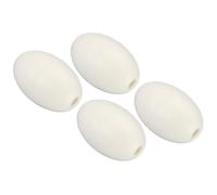 PATIKIL 3.94" x 2.36" Rope Float Buoy, 4 Pcs 190g Deep Water Floats Rope Float Buoy Great for Trail Markers Dock Floats Kayak Boats Swimming Pool, White