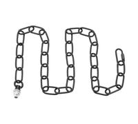 PATIKIL 3 ft Light Fixture Chain, 1 Set Lighting Chain Metal Looping Link with Quick Link Screw Lock Connectors Up to 110 lbs for Pendant Lights Chandeliers Swag Lights, Black