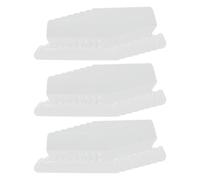 PATIKIL 3 Inch File Folder Labels, 24pcs File Folder Tabs with Inserts Labels Plastic Clear for Hanging File Binders Quick Identification Organizer, Clear Slot