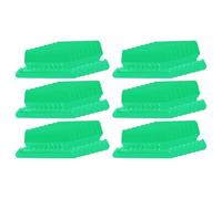 PATIKIL 3 Inch File Folder Labels, 48pcs File Folder Tabs with Inserts Labels Plastic Clear for Hanging File Binders Quick Identification Organizer, Green Slot
