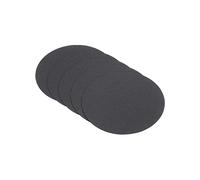 PATIKIL 3-inch Round Cardboard Paper, 25 Pcs Blank Disc Circles Slices for Party Decorations DIY Craft Arts Drawing Painting Writing, Black