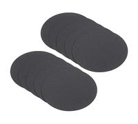 PATIKIL 3-inch Round Cardboard Paper, 50 Pcs Blank Disc Circles Slices for Party Decorations DIY Craft Arts Drawing Painting Writing, Black