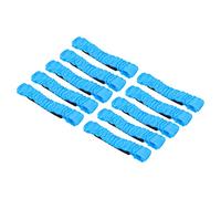 PATIKIL 3 Legged Race Bands, 10 Pack Elastic Tie for Outdoor Birthday Party Field Day Carnival Relay Game, Blue