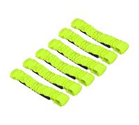 PATIKIL 3 Legged Race Bands, 6 Pack Elastic Tie for Outdoor Birthday Party Field Day Carnival Relay Game, Green