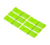 PATIKIL 3 Legged Race Bands, 6 Pack Nylon Elastic Tie for Outdoor Birthday Party Field Day Carnival Relay Game, Fluorescent Green