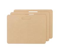 PATIKIL 3 Pack 10" x 16" x 8mm Wedging Boards for Pottery with Built-in Handle, Portable Plaster Modeling Board for Clay Ceramics