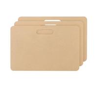 PATIKIL 3 Pack 12 x 16" x 8mm Clay Wedging Board for Pottery with Built-in Handle, Portable Plaster Modeling Board for Pottery Clay Ceramics