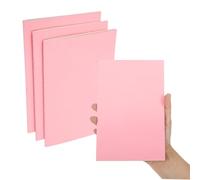 PATIKIL 3 Pack A5 Notebook, A5 Journal Mini Notebook Pocket Unlined Memo Notepads no Lines Sketchbook Small 8.3x5.5 Inch 30 Sheets for Men Women Office Supplies Travelers,Pink