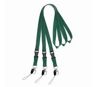 PATIKIL 3 Pack Dark Green Lanyards for Keys, Cool Breakaway Lanyard for Men, ID Badges Holder Straps with Lobster Clasp Keychains for Teachers Office Staff
