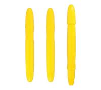 PATIKIL 3 Pack Twistable Crayons, Coloring Twist Crayon Retractable Easy to Hold Silky Washable for Coloring Books Crafts Birthday Parties Art Office Supplies, Yellow