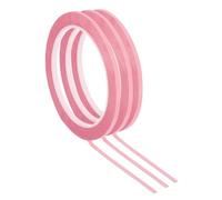 PATIKIL 3 Pack Whiteboard Tape, 2.5mm 3/32" Width Art Tape Dry Erase Board Pinstripe Thin Tape for Graphic Chart Grid Drafting Electrical Marking, Pink