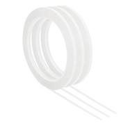 PATIKIL 3 Pack Whiteboard Tape, 4mm 5/32" Width Art Tape Dry Erase Board Pinstripe Thin Tape for Graphic Chart Grid Drafting Electrical Marking, White