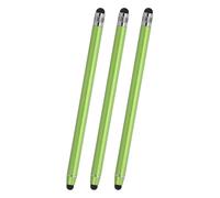 PATIKIL 3 Pcs Stylus Pens for Touch Screens, 2 in 1 High Sensitivity Universal Pen Capacitive Stylus for Phone Tablets Laptop Touch Screen Devices, Green