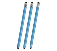 PATIKIL 3 Pcs Stylus Pens for Touch Screens, 2 in 1 High Sensitivity Universal Pen Capacitive Stylus for Phone Tablets Laptop Touch Screen Devices, Blue