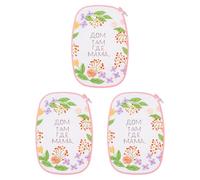 PATIKIL 3 Pieces 9.1" x 13" Rectangle Embroidery Hoops, Adjustable Cross Stitch Hoops Ring ABS Plastic Embroidery Frame Punch Needle Hoop for Sewing, Needlework, DIY Craft, Watermelon Red