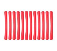 PATIKIL 3" Rubber Bands, 12 Pcs Durable Elastic Stretchy Bands for Books, Notebooks, Art, Traps, Exercise, Cooking, Red