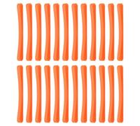 PATIKIL 3" Rubber Bands, 24 Pcs Durable Elastic Stretchy Bands for Books, Notebooks, Art, Traps, Exercise, Cooking, Orange