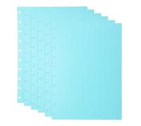 PATIKIL 3 Set Discbound Notebook Cover, 10 x 7.1 B5 Letter Size PP Disc Planner Cover for Notebook Planner Office Product, Green