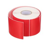 PATIKIL 3 x 5 Inch Rectangle Inventory Color Coding Labels 1 Roll, Square Self-Adhesive Inventory Label Stickers for Office Home Organization Name Tags, 500 Per Roll, Burgundy