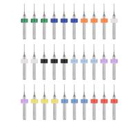 PATIKIL 30 Pack 0.7mm Micro Drill Bits 1/8" Shank Carbide Tungsten Steel 135° Mini Small Bits Print Circuit Board Drilling Tool for CNC Engraving Precision Machinery