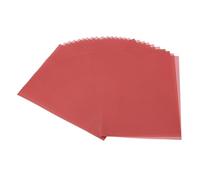 PATIKIL 30 Sheets Vellum Paper 8.5x11inches, Printable Translucent Paper 100GSM Colored for Invitations Laser Inkjet Printing Card Making Crafting Wedding Tracing, Red